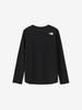 The North Face One Point Logo Long Cut and Size S Tee, Sleeve, Sewn, Black,