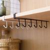 Nail Free Cabinet Storage Rack Creative Mug Cup Hanger Cup Holder Sundries Hook Shelf  Wardrobe