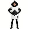 Cosplay Halloween Srdce Piky Poker Poker, Červený overal Párty kostým Vtipný cos kostým