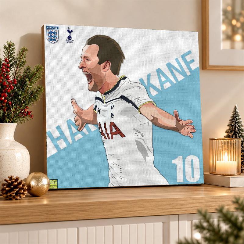 Harry Kane Diamond Painting Kit 5D Full Drill DIY Diamond Mosaic Wall Art Home Decor