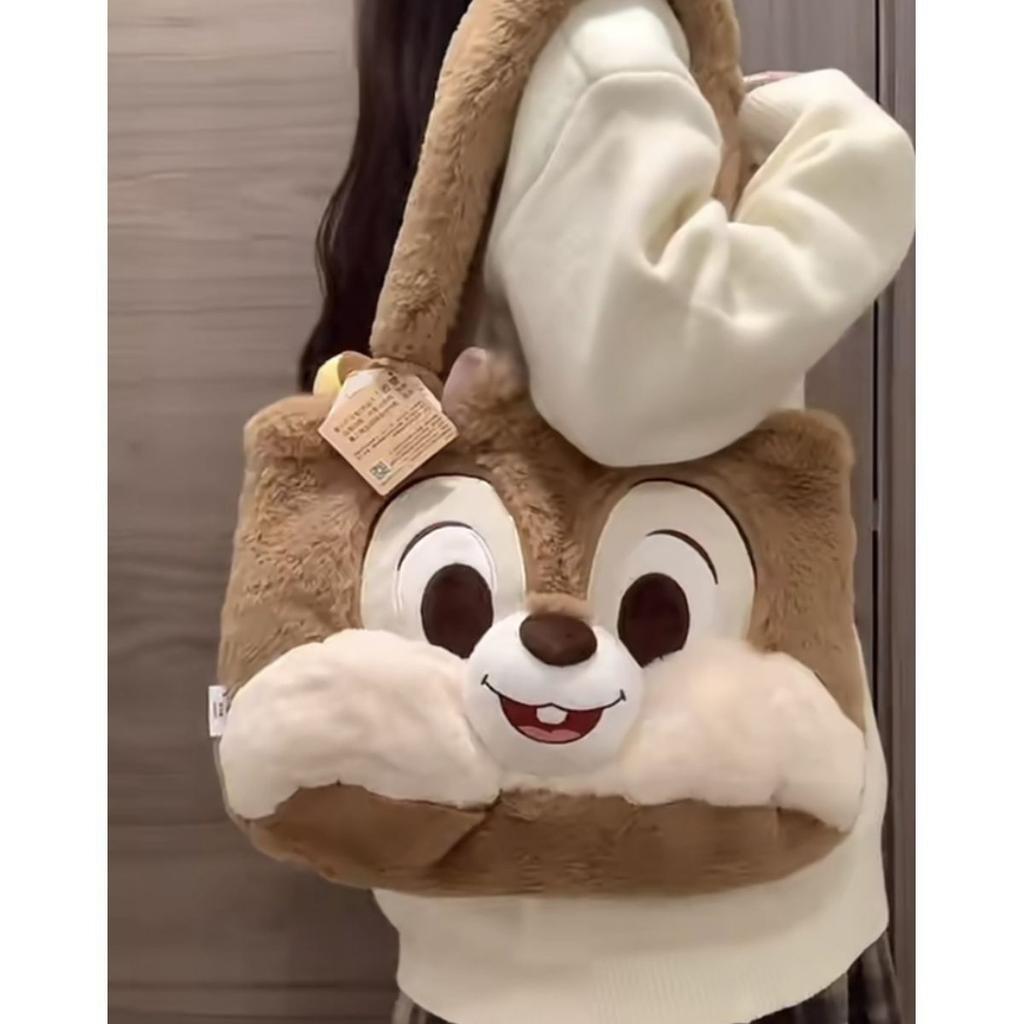 Fluffy Autumn and Winter Shoulder Bag Cute Bag Girl Soft Cute Chichtiti Plush Doll Bag Girl