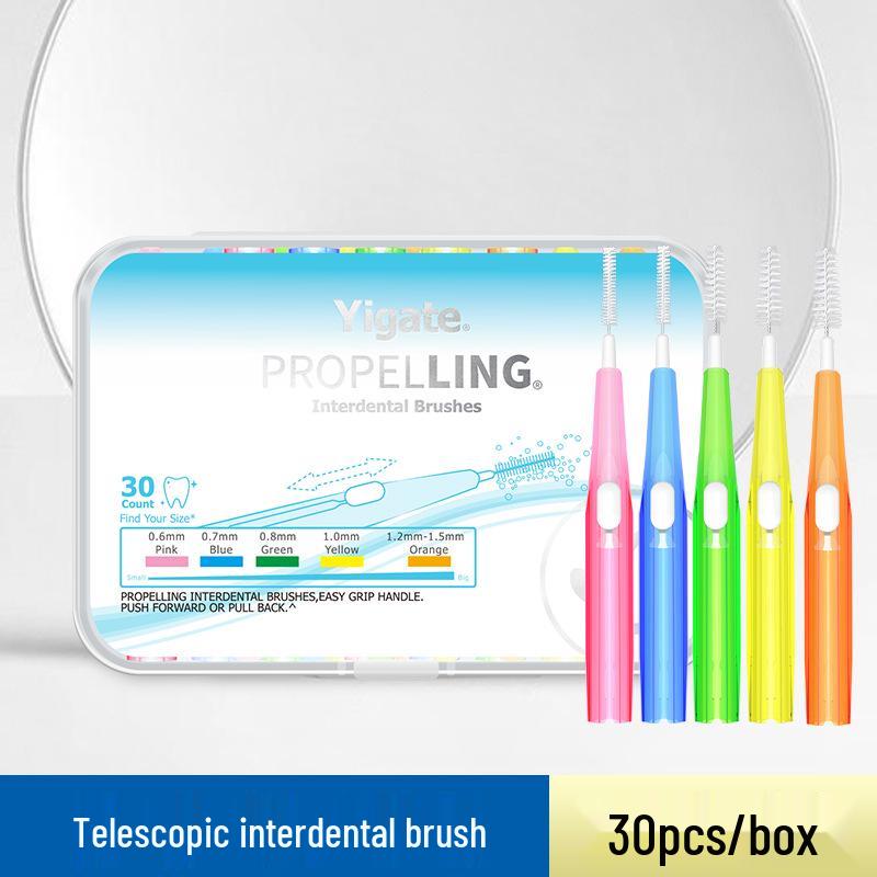 

Yijie Висувна міжзубна щітка - 30 шт. для чищення брекетів та міжзубних проміжків