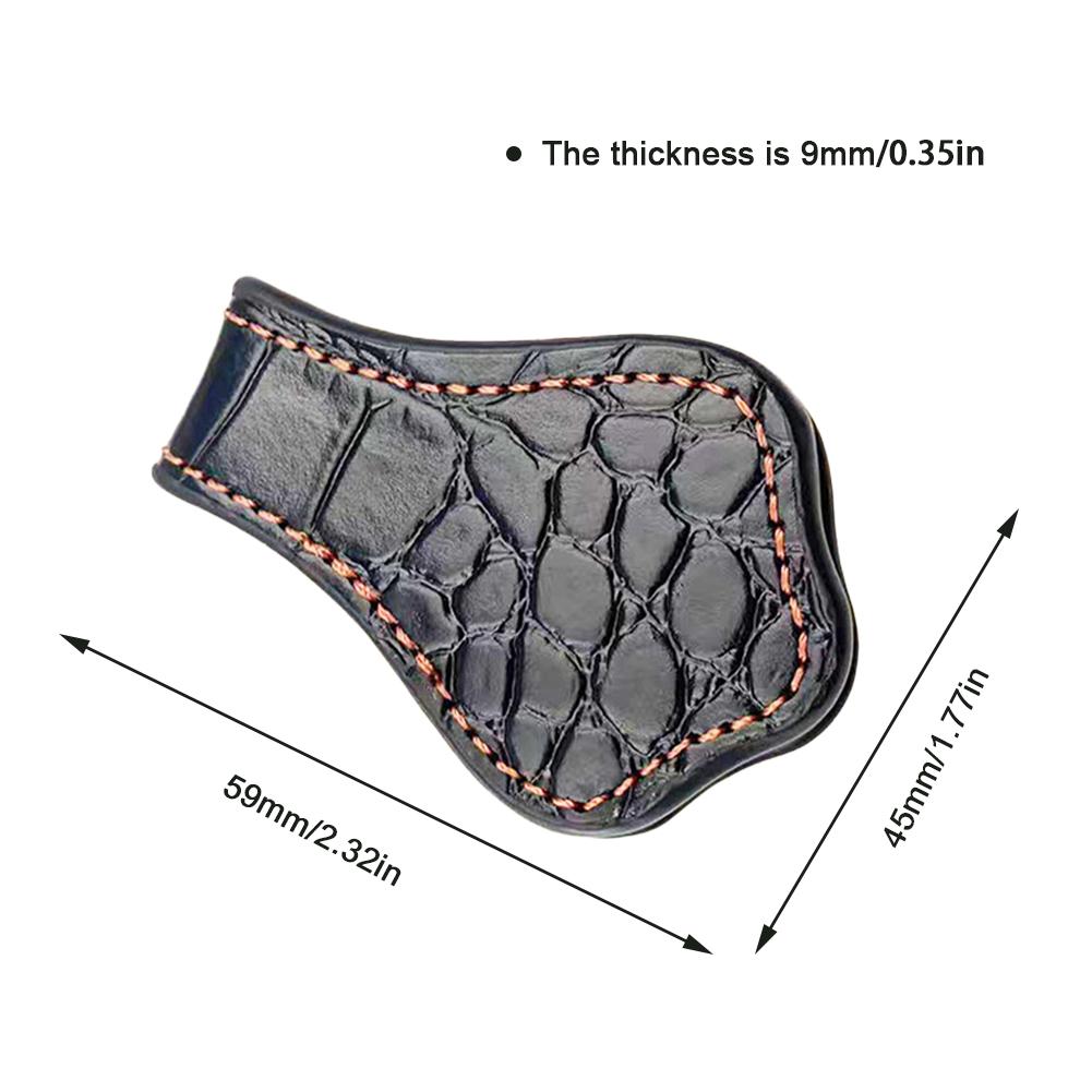1PC Lace Cowhide Mute Chalk Clip Used With Magnetic Chalk Storage Box Billiard Accessories