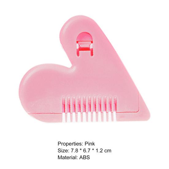 Hair Trimmer Creative Shape Solid Construction Decoration for Shaped Hair ABS Heart Trimming Comb Home