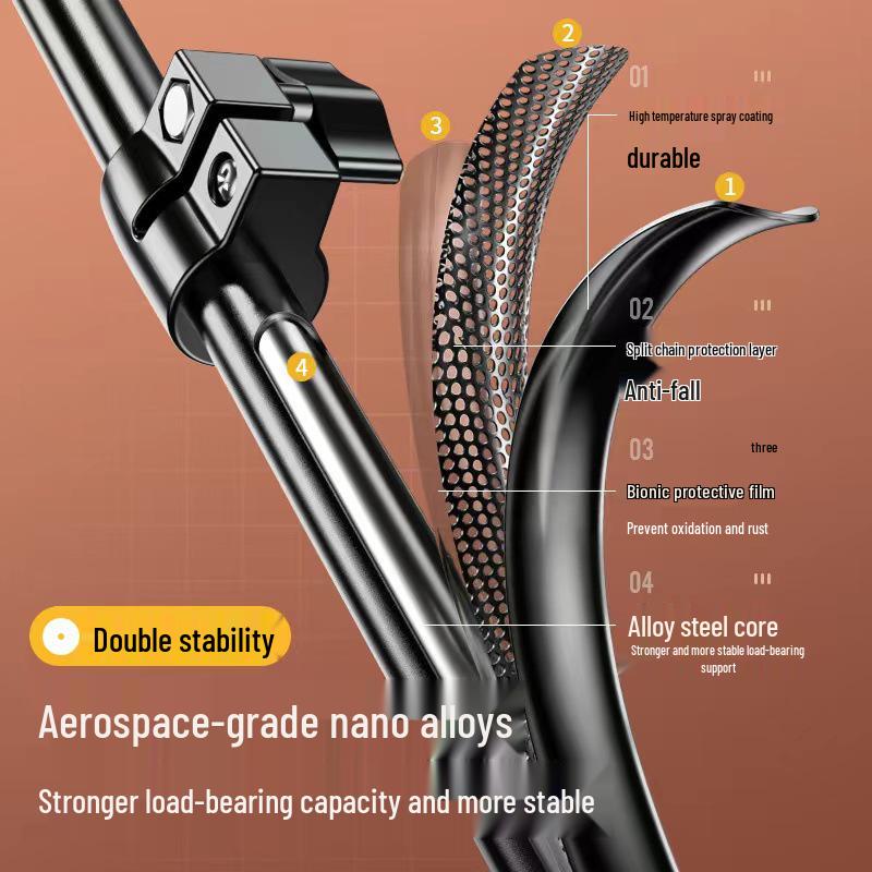 2.1m Photography & Video Tripod with Light Stand for Desktop or Floor Use