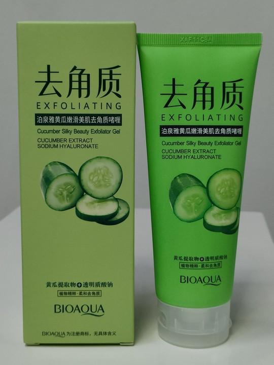 Cucumber Smooth Exfoliating Gel Deep Cleansing Exfoliator for Dead Skin Removal Brightening Skincare