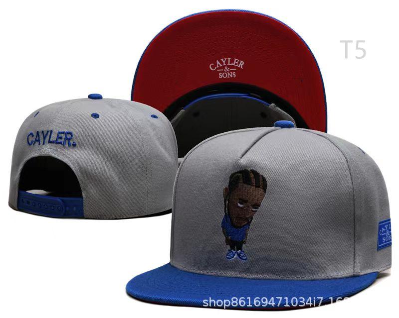 Hip Hop Hat Cayler Sons Hip Hop Flat Edge Hat Outdoor Sports Hat Personalized Casual Adjustable Hat Adjustable