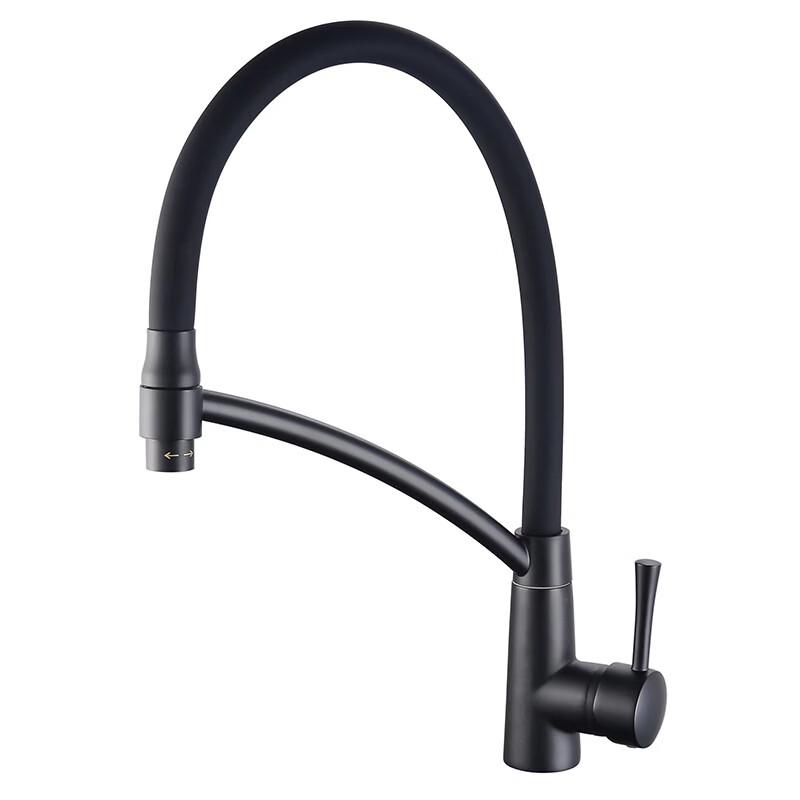 TLXT Brushed Pull-Out Kitchen Faucet