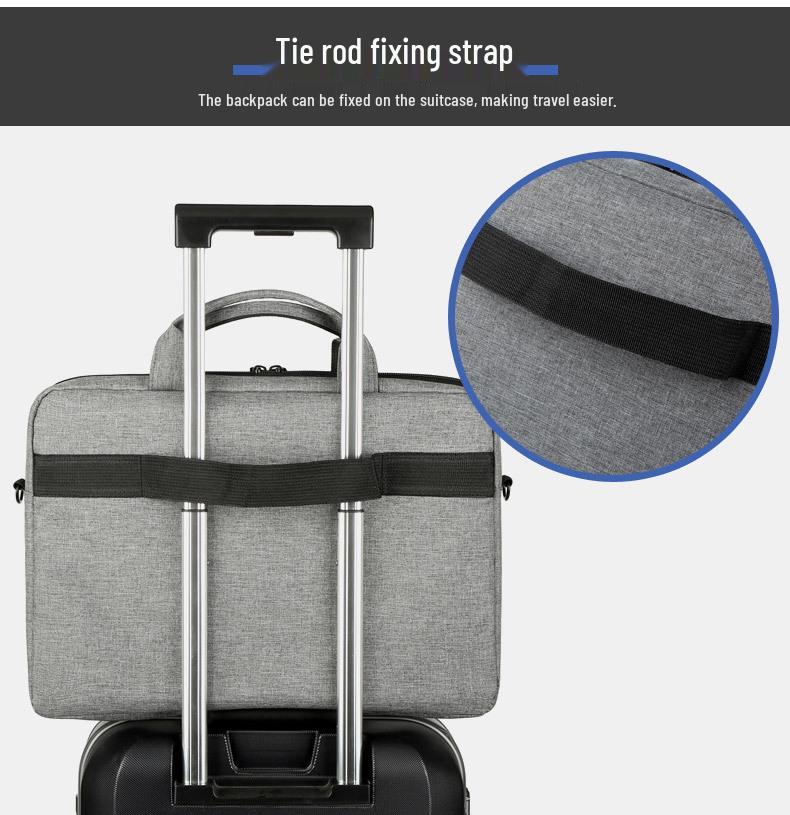 Herren Business Aktentasche: Handtasche, Schulter- & Laptoptasche (14/15 Zoll) mit Logoanpassung