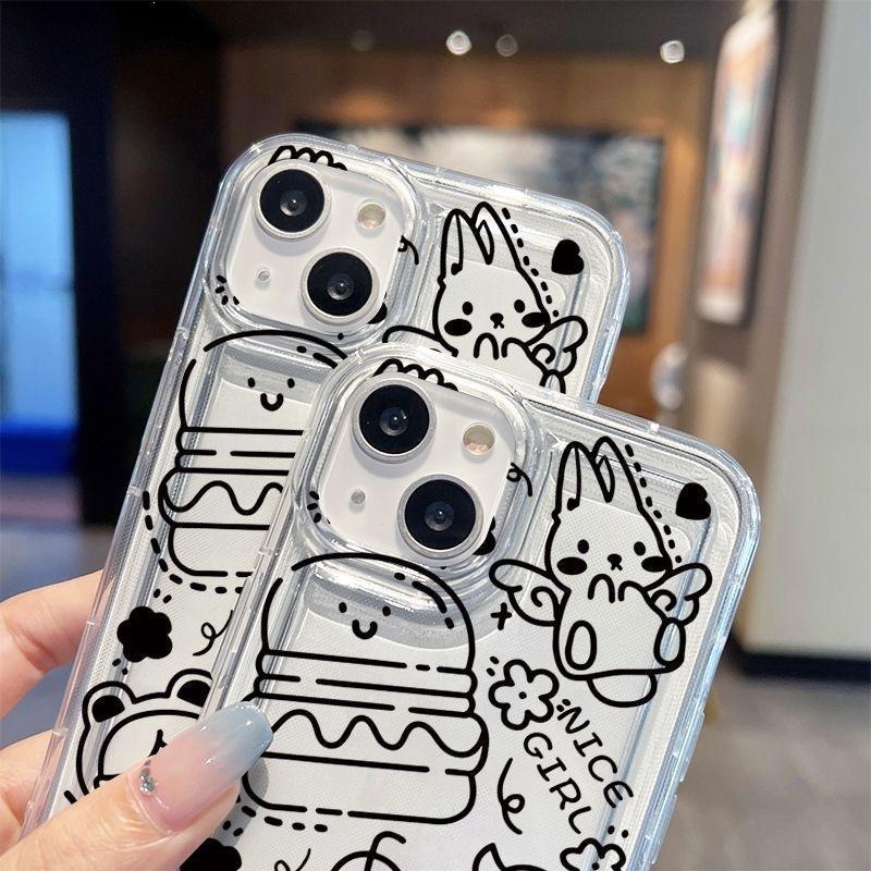Cute Cartoon Premium Sense Niche Application Iphone14 Apple 13 Mobile Phone Case 12 Silicone 15promax Factory
