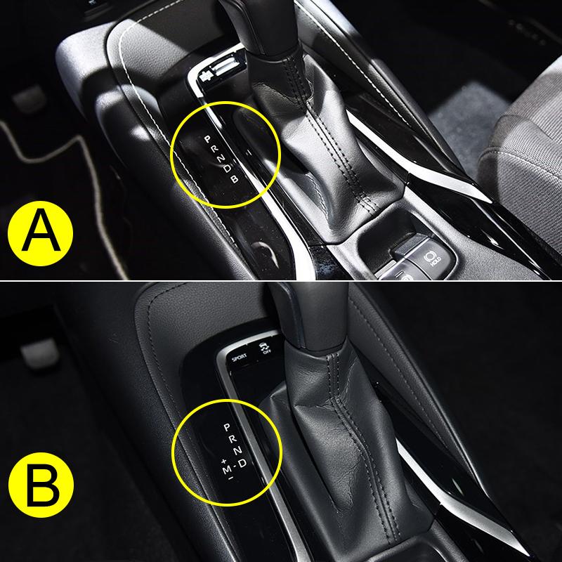 For Toyota Corolla E210 - 2024 Hybrid Stainless Car Gear Shift Panel Cup Frame Cover Trim Stickers Protector
