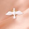 Peace Dove Women's Brooch Lapel Pin Collar Jewelry Anime Badges Halloween Christmas Gift Anime Pins New Year Fashion Brooches