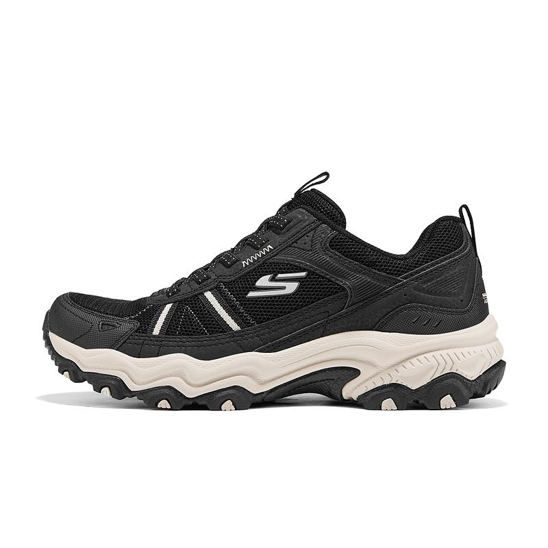 Skechers Lace-Up Outdoor Sports Durable Low-Top Dad Shoes Women sneakers 180372C-BKNT 37