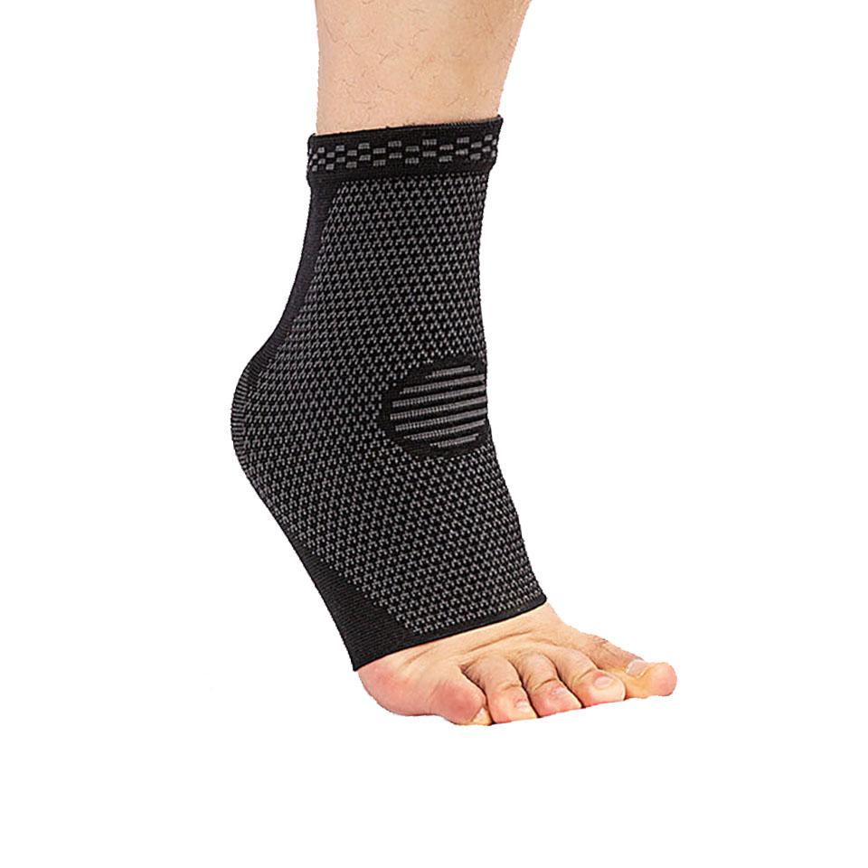 1Pcs Ankle Support Breathable Absorb Sweat Pressure Protection Joint Sprain Elastic Wrapping Knitted Nylon Ankle Guard Men Women
