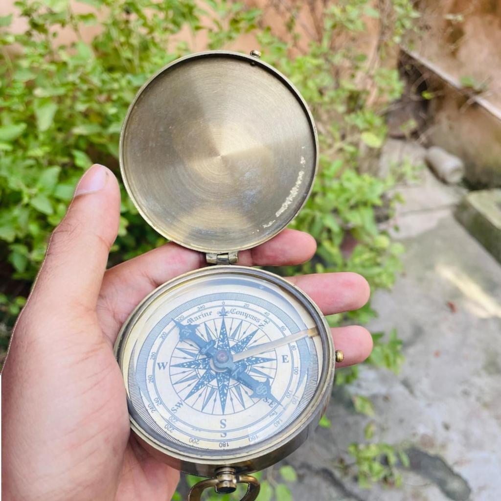 Custom Engraved Compass Gift for Baptism, Confirmation, First Communion, Christening, Personalized Religious Compass And Him or Her