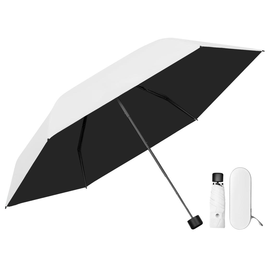 Sumeriy Folding UV Ultra 6 Folding UV Light Heat Water For Sunny and Rainy Folding Easy To Heat Stroke Sunburn Storage Pouch Gift Parasol, Umbrella,