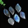 Natural Labradorite Moonstone Women Neckalce Freeform Blue Moon Men Pendants Necklaces Bracelet Accessories Jewelry