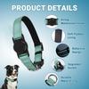Reflective Dog Collar Adjustable Comfortable Pet Collars with Buckle for Medium Dogs AirTag Dog Collar