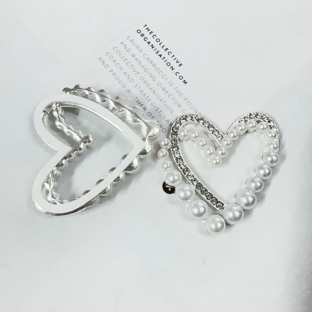 New diamond-encrusted pearl love DIY accessories mobile phone case beauty sticker diamond material shoe flower decoration spot