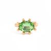 Waterproof Geometric Rhinestone Opening Rings for Women Dainty Colored Gemstone Jewelry for Birthday Gift for Her