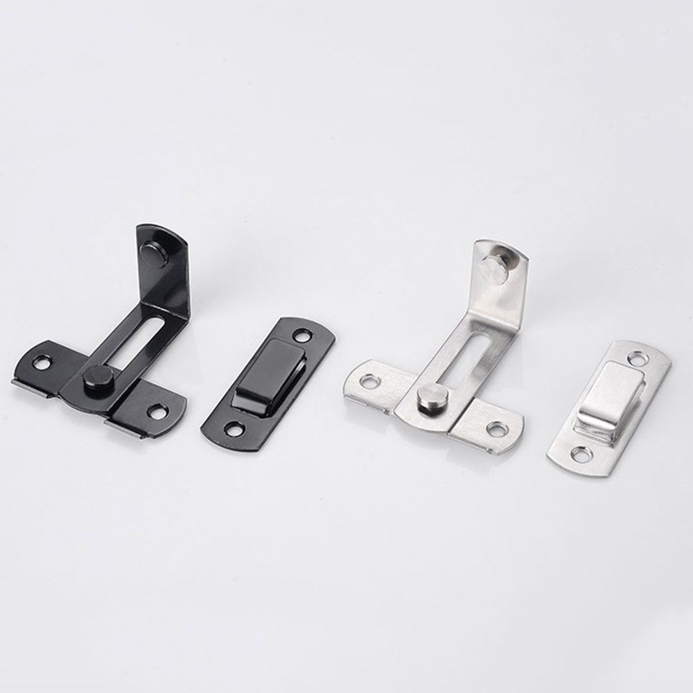 Buckle Window Right Angle Stainless Steel Theftproof Barn Latch Cabinet Lock Door Hasp