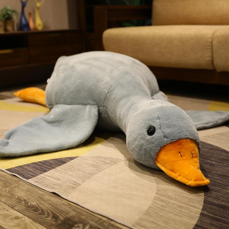 Weißes Riesengans Plüschtier Kuschel Stofftier Ente Kawaii Großes Schlafkissen Großes Weihnachtsgeschenk Für Kind Auto Sitz Dekoration