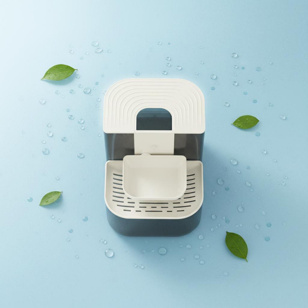 Automatic Pet Fountain Angled-Flow Design Automatic Pet Water Fountain