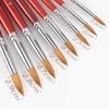 Acrylic Nail Brush Wood Handle UV Gel Brush Professional Liner Drawing Brushes  Nail Art