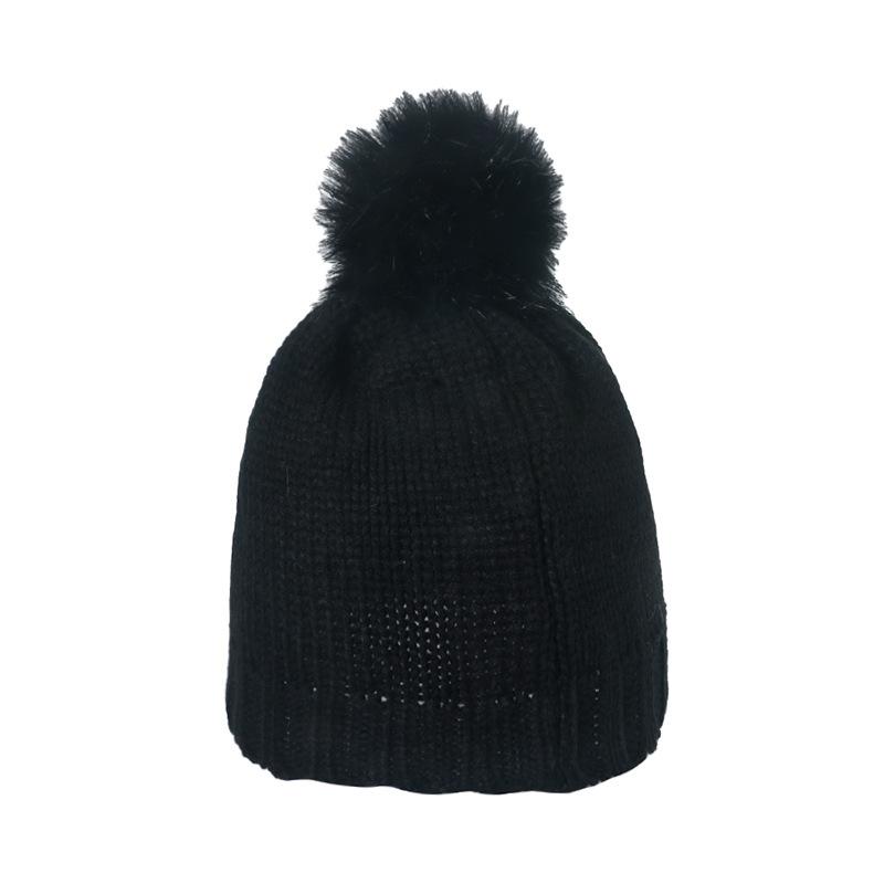 Japanese and Korean Version of Trendy Knitted Hat Cute Super Cute Girl Personality Versatile Winter Hat Bow Wool Hat Women's Winter Hat