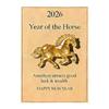 Hot With Card Lucky Crystal Horse Hand-Carved Mini Figurine Horse Size Decorative Gift Statue Crystal Mini Decor C7S5