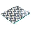 Kitchen Multifunctional Decorative Tempered Glass Board Chevron Pattern 60X52 Cm
