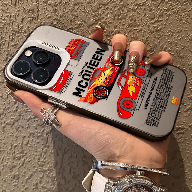 Hot Cars Lightning McQueen 95 Phone Case For iPhone 17 16e 16 15 14 13 12 11 Mini Pro Max X XR XSMAX Air Plus Anti Fall Matte