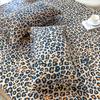Queen/King Size Bed Sheet Leopard Printed Bottom Sheets for Double Bed Sabanas Cama 150x200 Single Drap Housse Bedsheets 180x200