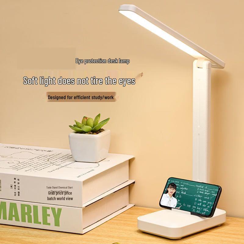 oeny Foldable Dual-Head Rechargeable Desk Lamp