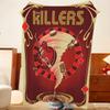 Music T-The K-Killers Throw Flannel Throw Blanket, Lightweight Cozy, Durable Washable cute Cool