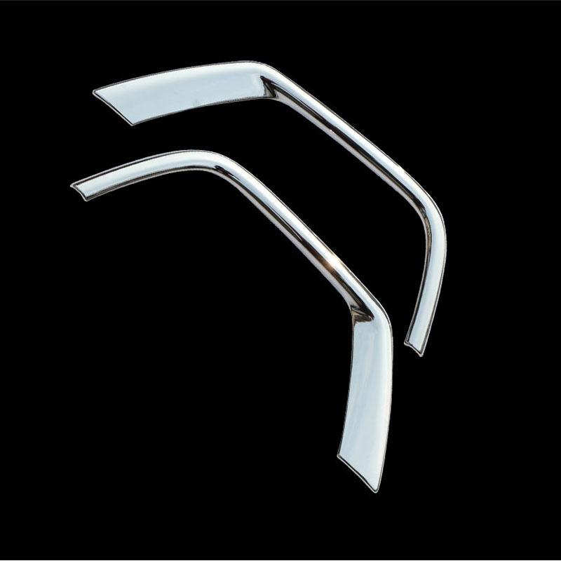 

Для Jeep Compass 2017 2018 ABS Передние противотуманные фары автомобиля Защитный чехол Противотуманные фары Световые чехлы Наклейка серебряный