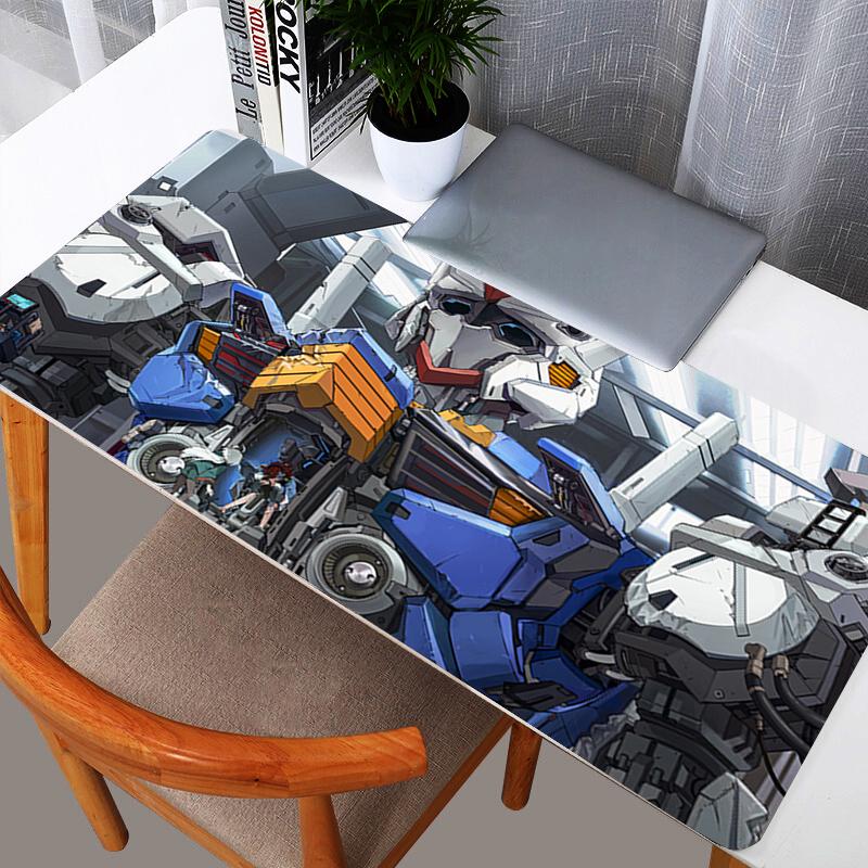 Mouse Pads Gundam Large Mouse Pad Pc Speed For esports Players x Laptop Computer Keyboard Desk Mat Xxl Mousepad
