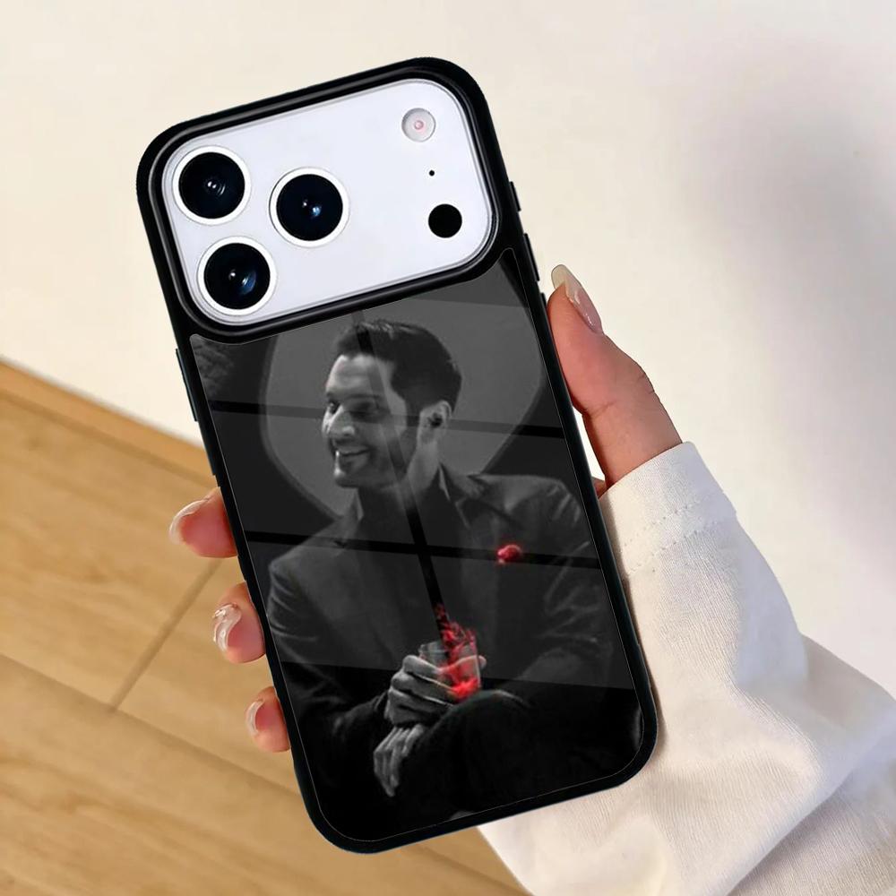 Amerikaanse TV Lucifer Mobiele Telefoonhoesje voor IPhone 17 AIR 16pro Max 15 14 13 12 11 Bumperhoes