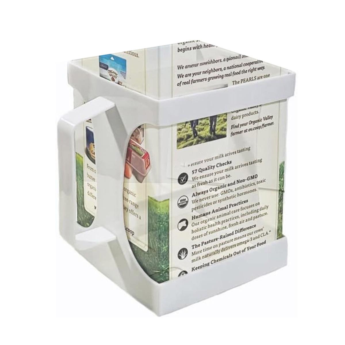 

Держатель для коробки для молока Yousheng объемом в полгаллона для напитков, газированных напитков, многоразовый держатель для коробки сока для пожилых людей, домашних кухонь, кофеен, ресторанов A