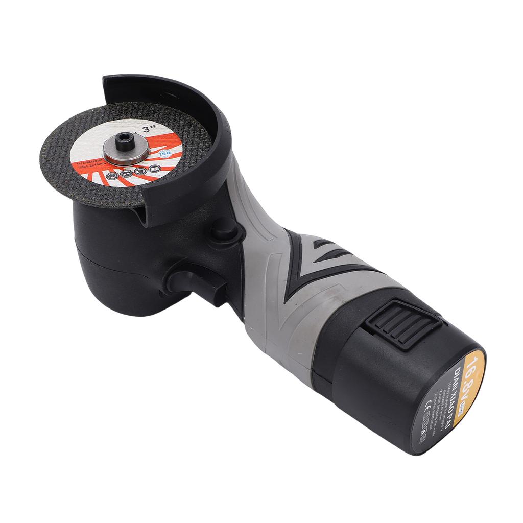 Cordless   Angle Grinder, 13000 RPM Handheld Cutting Tool with 4800mAh Battery, 5 Cutting Discs and   for Cutting, Grinding, Polishing