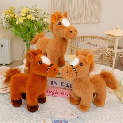 Adorable Horse Plush Doll - Soothing Year Mascot & Perfect Birthday Gift for Kids