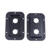 1/3Pcs Black Steel Recessed Speaker Jack Plate Xlr Connector For Dish Board Stage Loudspeaker Diy Accessories
