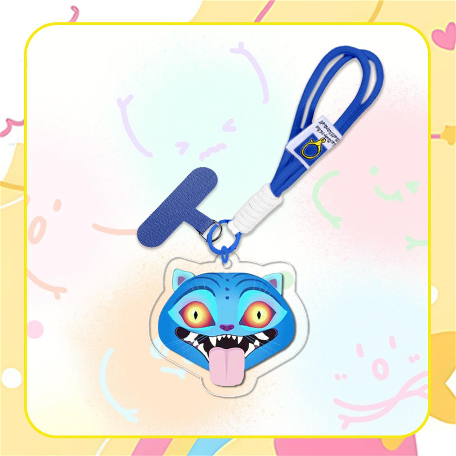 

Peripheral Acrylic Pendant Mobile Phone Clip Wrist Strap DIY Gift One Size