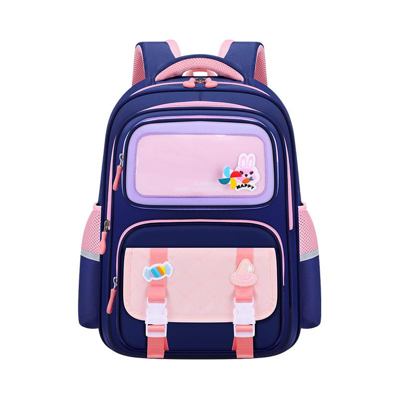 Spine-Protecting Backpack for Elementary Students,School Bag for Kids Grades 1-6 Ergonomic Bookbag Back Support for Boys Girls