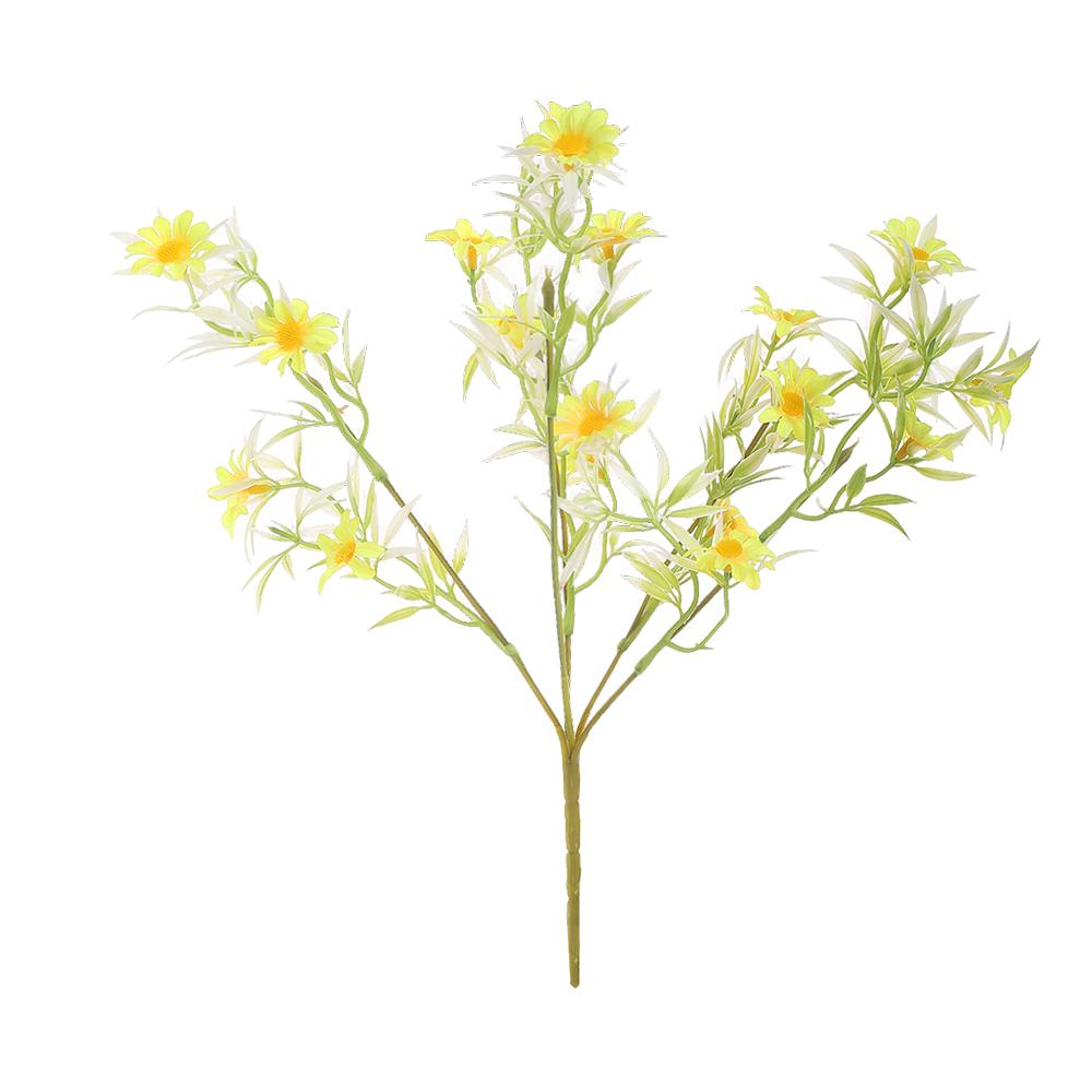 1Pcs Daisy Artificial Flowers Bouquet Fake Flowers for Home Decor Garden Wedding Decoration Outdoor Flower Arrangement Accessory