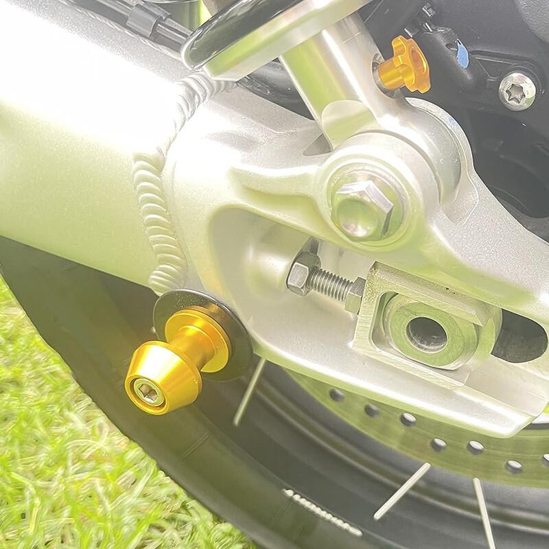 Gold For Kawasaki Ninja 250 300 400 650 M8 Swingarm Spools Slider Stand Screws-