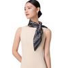 Shanghai Story 100% Mulberry Silk Crepe Satin Square Scarf