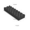Sharpening Whetstone Black Carborundum Grooved Stone Durable and Long-Lasting Grooved Blade Correction Energy Deer Modern Simple Design B
