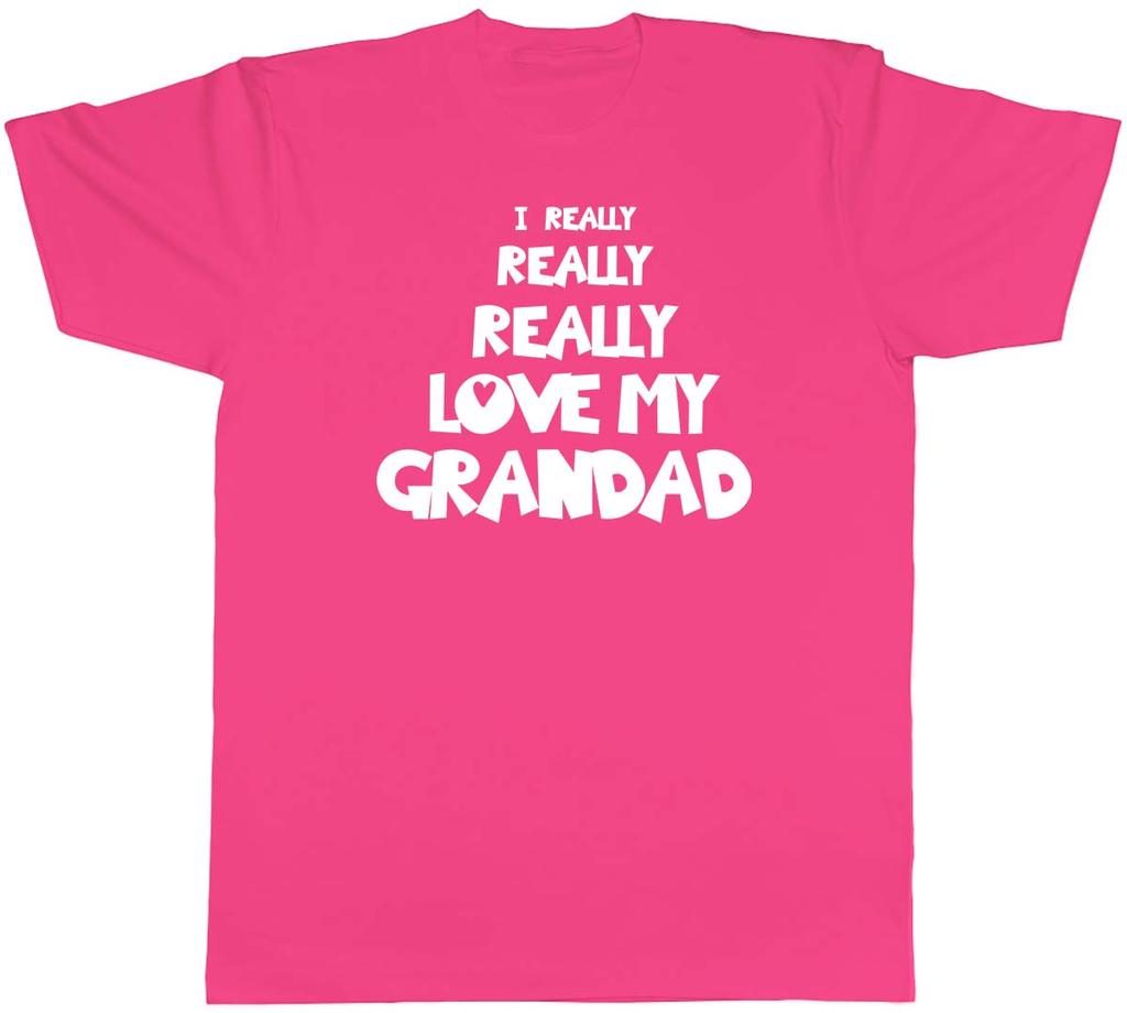 I Really Really Love My Grandad Unisexs Unisex TShirt Tee