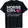 Horse Girl Definition Horse Lover Gift Unisex T-Shirt